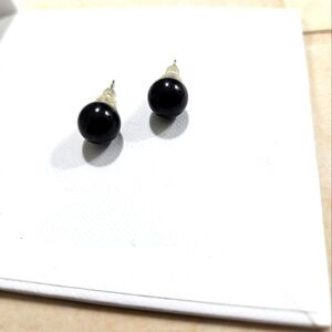 Black jade earrings  - Jewelry bundle 1 for $5, 2 for $8, 3 for $10